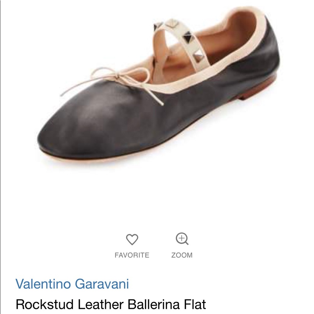 Valentino rockstud ballet flats
